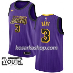 Dres Los Angeles Lakers Josh Hart 3 Nike 2018-19 City Edition Ljubičasta Swingman - Dječji